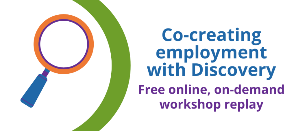 Co-creating employment with Discovery