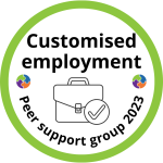 Customised employment peer support group 2023