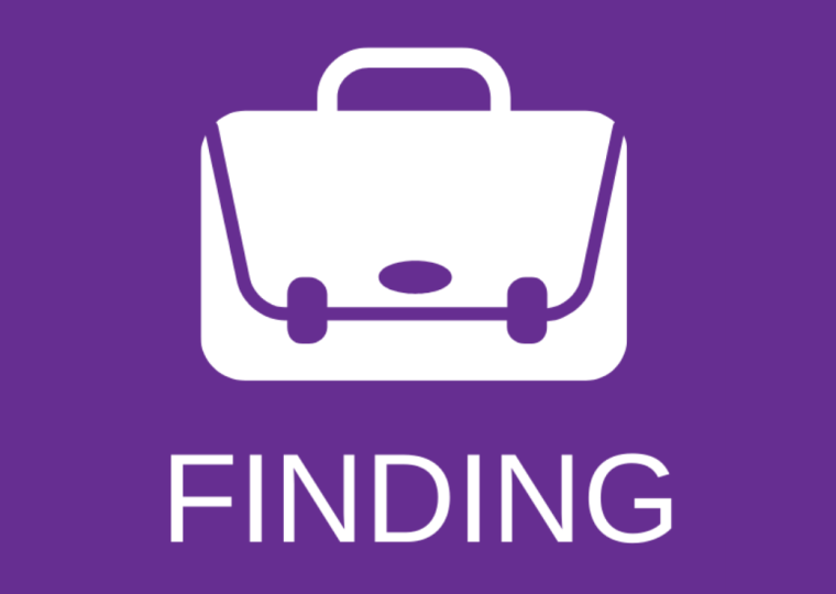 The Finding Work logo
