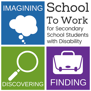 The logo of the School to Work project