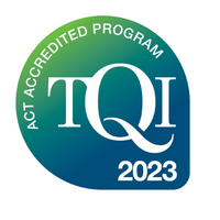 Logo of the ACT Accredited Program TQI for 2023