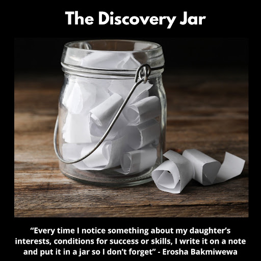 A mason jar filled with notes written on small pieces of paper